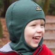 Pickapooh - Sturmhaube Bosse grün, Wolle