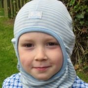 Pickapooh - Sturmhaube Bosse hellblau-we