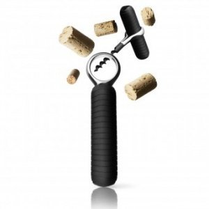 Picknick-Korkenzieher schwarz