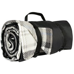 Picknickdecke "Grey Check", Fleece