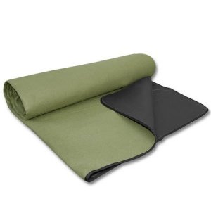 Picknickdecke Poly-Fleece oliv