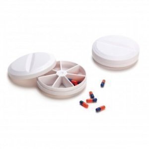 Pillendose Pillbox weiß