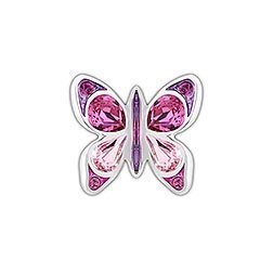 Pink Butterfly Charm Clip
