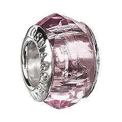 Pink Faceted Bead, S