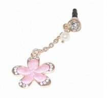 Pink Flower Staubschutz für iPhone & Sma