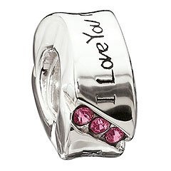 Pink Love You More Bead