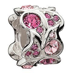 Pink Paisley Bead
