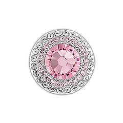 Pink Solitaire Charm Clip