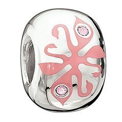 Pink Swanflower Bead