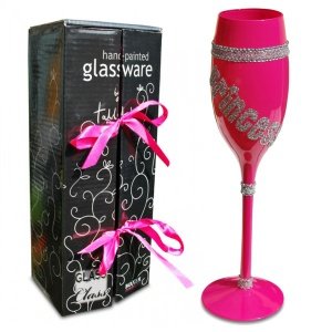 Pinkes Sektglas *Princess*