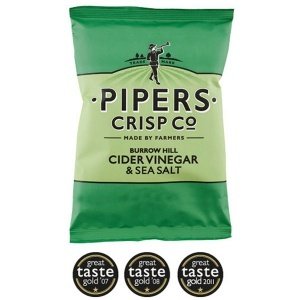 Pipers Cider Vinegar & Sea Salt Crisps