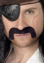 Piraten-Bart, schwarz