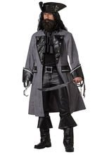 Piraten Kapitän Blackbeard Kostüm