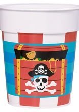 Piraten Party Plastikbecher