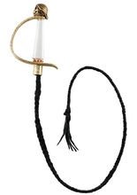 Piraten Peitsche schwarz-gold