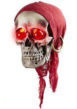 Piraten-Schädel mit Leuchtaugen Hallowee