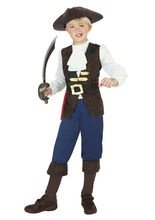 Piratenjunge Kinder-Kostüm, braun-blau