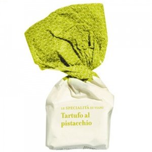 Pistazien Trüffelpraline einzeln Tartufo