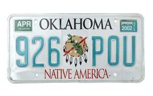 PKW-Kennzeichen Oklahoma