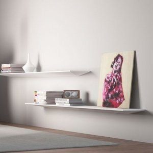 PLANA Wandregal aus Aluminium