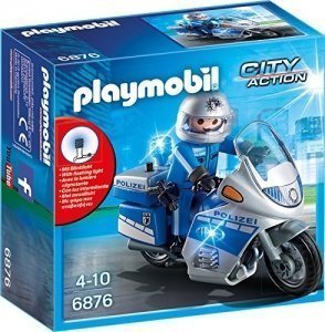 PLAYMOBIL Motorradstreife mit LED-Blinkl