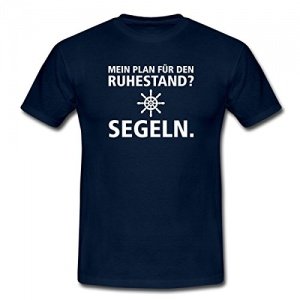 Plan Ruhestand Rente Segeln T-Shirt