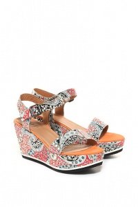 Plateau Riemchen-Sandalette