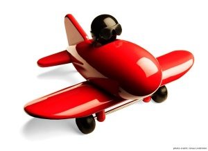 Playsam JETLINER Rot