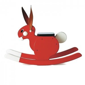 Playsam ROCKING RABBIT Schaukelhase Rot