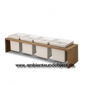 Plint 4 Keramik/Teak 9x9 von Skagerak