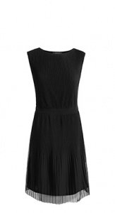 Plissiertes Mesh-Kleid