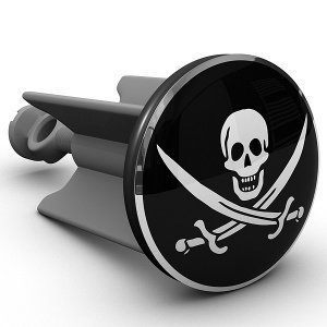 Plopp Waschbecken Stopfen Pirat