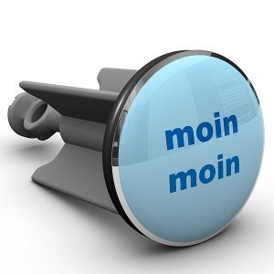 Plopp Waschbecken Stopfen moin moin