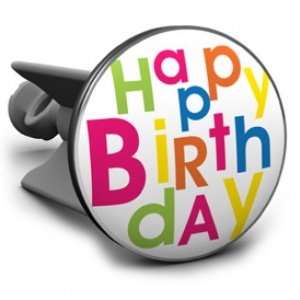 Plopp Waschbeckenstöpsel Happy Birthday