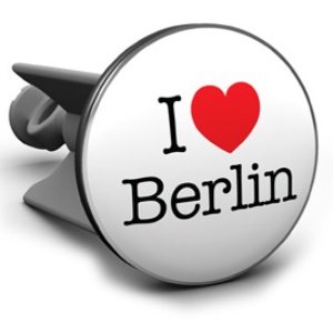 Plopp Waschbeckenstöpsel I love Berlin