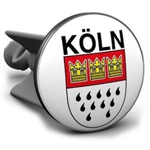 Plopp Waschbeckenstöpsel Kölner Wappen