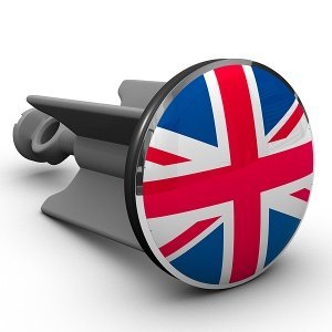 Plopp Waschbeckenstöpsel Union Jack