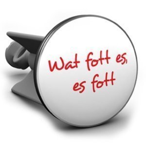 Plopp Waschbeckenstöpsel Wat fott es, es