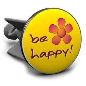 Plopp Waschbeckenstöpsel be happy gelb