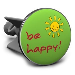 Plopp Waschbeckenstöpsel be happy grün