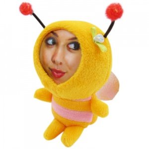 Plüsch Biene mit Foto