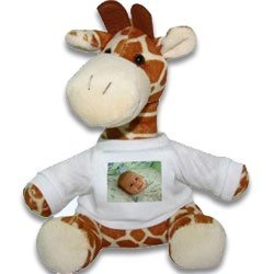 Plüsch Giraffe mit Foto