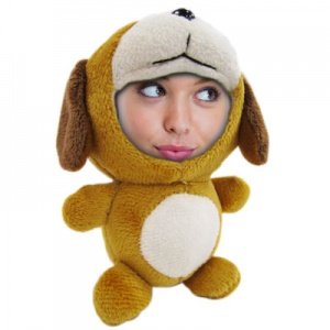 Plüsch Hund mit Foto