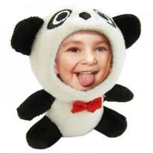 Plüsch Panda mit Foto