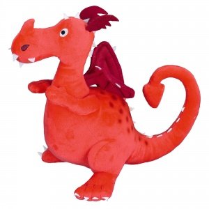 Plüschdrache Purpur