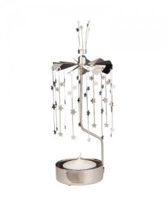 Pluto Rotierender Teelichthalter Sterne