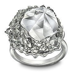 Poison Black Diamond Ring