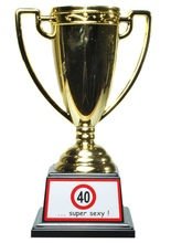 Pokal 40. Geburtstag