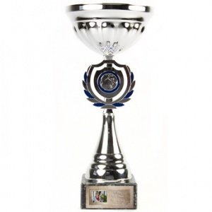 Pokal - Pokal Silber/Blau