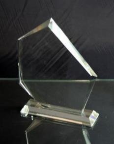 Pokal aus Kristallglas 25cm